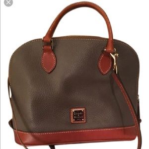 NWOT Dooney and Bourke Brown Bowling Bag